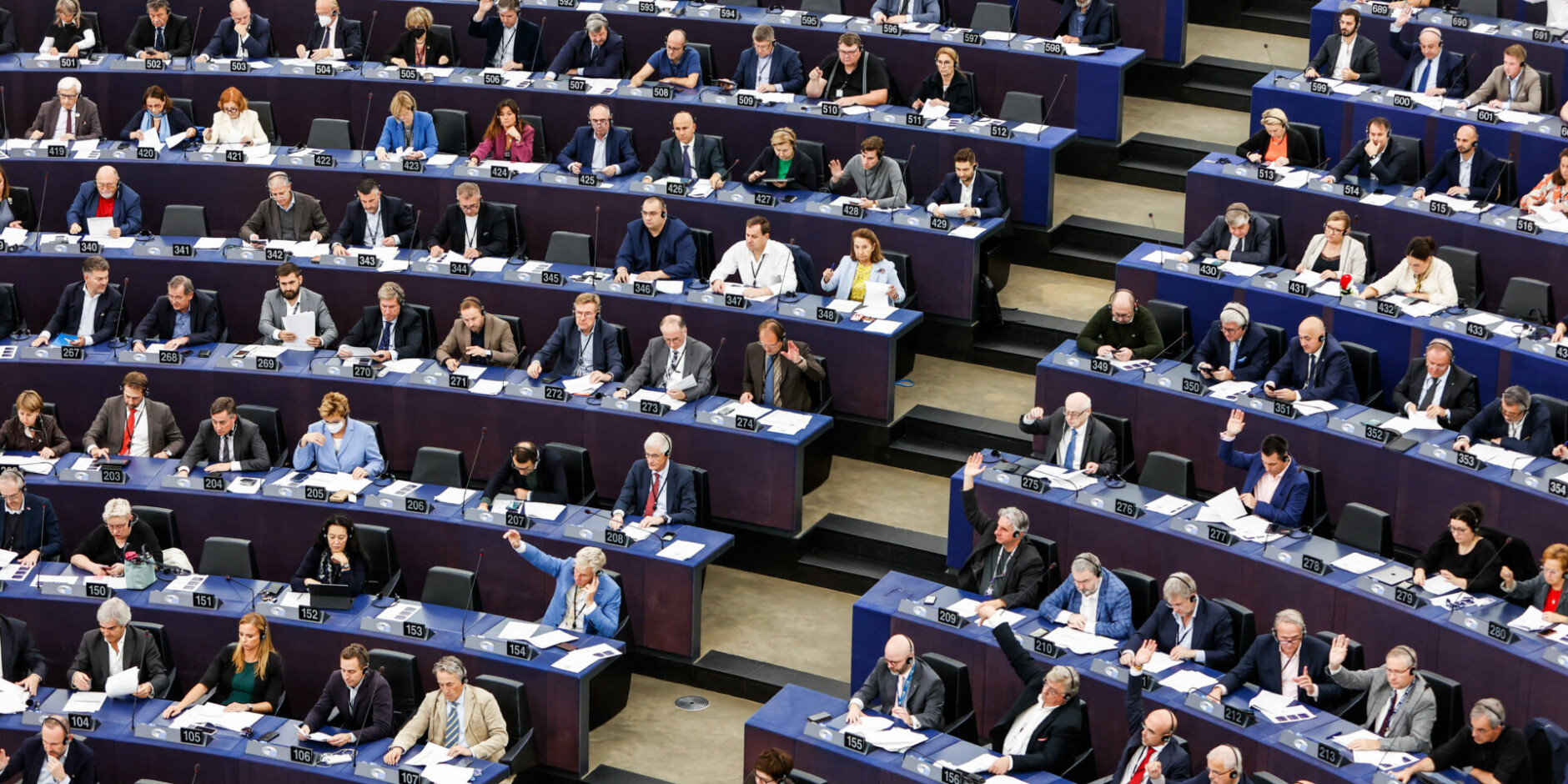 Kuva Euroopan parlamentin täysistunnosta
