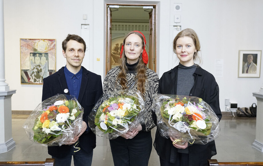 Suomen taideakatemian palkintoehdokkaat ovat Outi Pieski, Jani Ruscica ja Emma Rönnholm